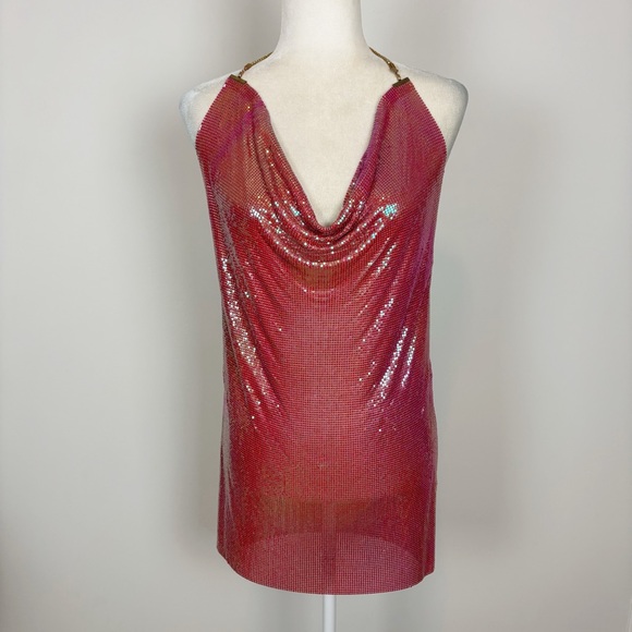 8 Other Reasons Chainmail Mini Dress in Multi - Picture 2 of 15